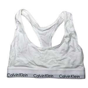 Calvin-klein Women's White Bra
